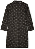 Thumbnail for your product : Marc Jacobs Crystal-embellished Fil Coupé Crepe Mini Dress