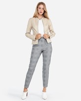 Thumbnail for your product : Express Vegan Leather Double Peplum Jacket