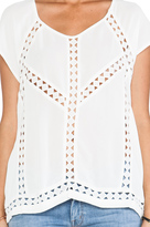Thumbnail for your product : Wish Diamond Short Sleeve Top
