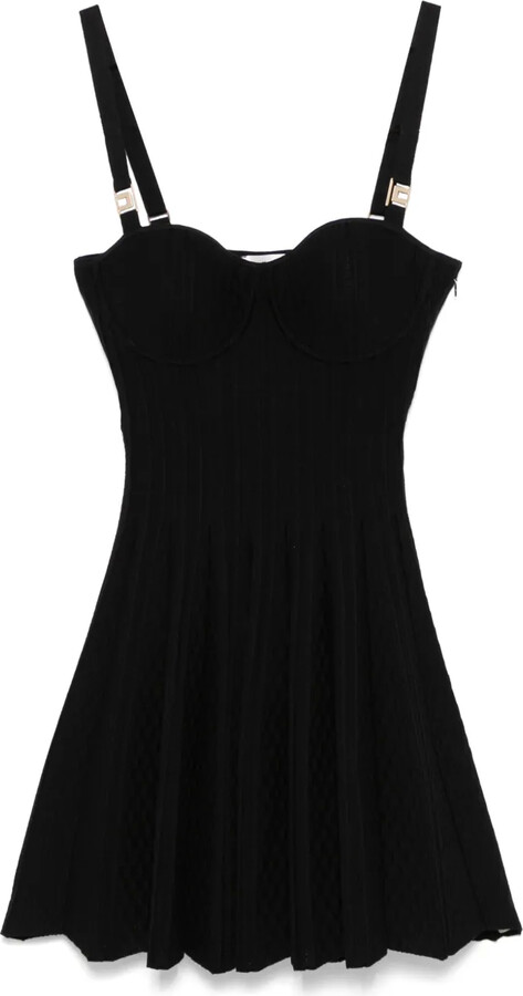 Knitted Pleated Dress