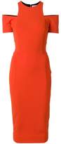 Thumbnail for your product : Victoria Beckham cut-out fitted dress