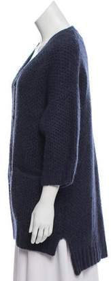 Cacharel Oversize Knit Cardigan Blue Oversize Knit Cardigan