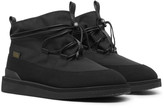 Thumbnail for your product : Suicoke Aime Leon Dore Hobbs Faux Shearling-Lined CORDURA and PU Boots - Men - Black