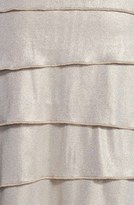 Thumbnail for your product : Laundry by Shelli Segal Tiered Skirt Metallic Blouson Dress