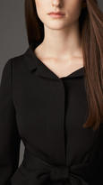 Thumbnail for your product : Burberry Open Neck Crepe Jacket