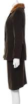 Thumbnail for your product : Dolce & Gabbana Fur-Trimmed Angora Skirt Suit