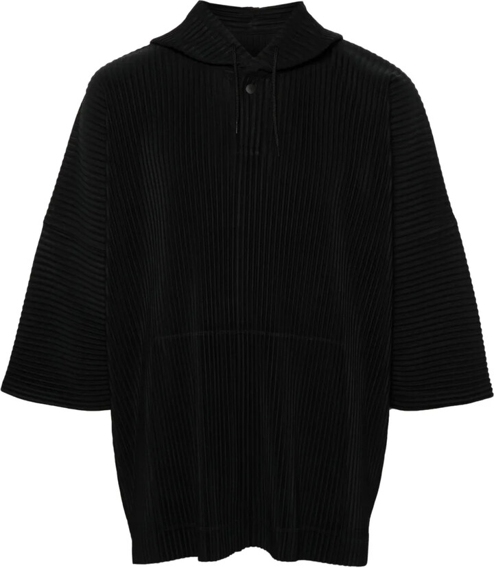 トップス HOMME PLISSE ISSEY MIYAKE JERSEY SHIRT Homme Plisse Issey Miyake Grey Jersey Shirt Homme Plisse