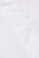 Thumbnail for your product : Charo Ruiz Ibiza Niurka Crocheted Lace-trimmed Layered Cotton-blend Voile Maxi Skirt