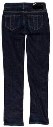 Burberry Mid-Rise Straight-Leg Jeans
