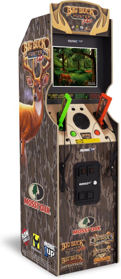 Arcade1Up Big Buck Hunter Mossy Oak Deluxe Arcade Machine