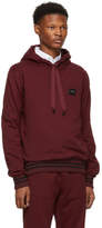 Thumbnail for your product : Dolce & Gabbana Red Classic Plaque Hoodie