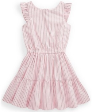 girls pink polo dress