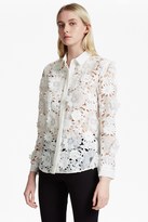 Thumbnail for your product : French Connection Manzoni 3D Floral Lace Shirt