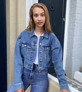 womens tall denim jacket