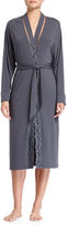 Thumbnail for your product : La Perla Zephyra Lace-Trimmed Wrap Robe