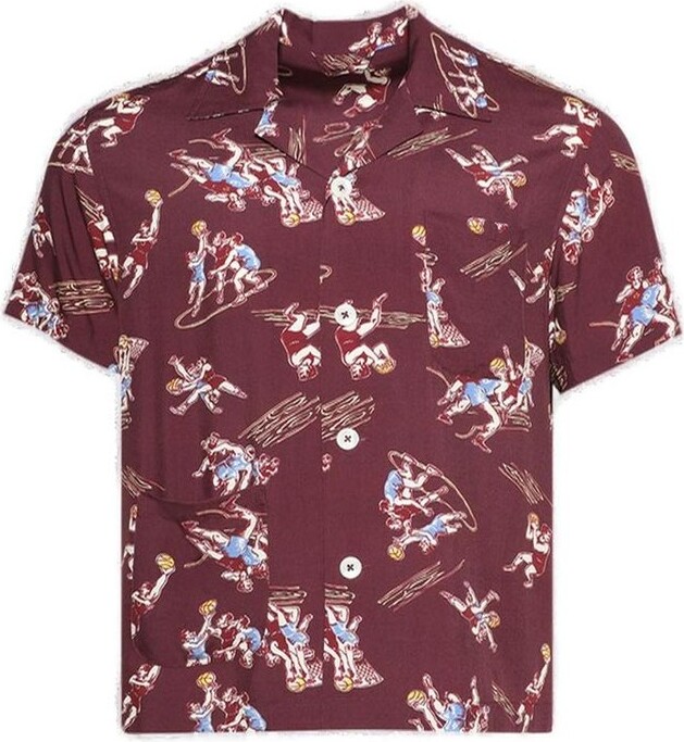 Bode Layup Printed Short-Sleeved Shirt