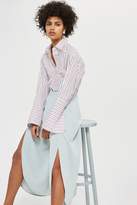 Thumbnail for your product : Topshop Split wrap cropped trousers