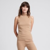 Thumbnail for your product : Naadam Cashmere Sleeveless Turtleneck Camel