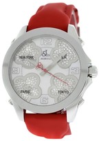 Thumbnail for your product : Jacob & co Five Time Zone JCMATH12 Steel MOP Diamond 40mm Watch
