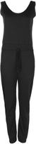 Thumbnail for your product : boohoo Ruby Casual Fleece Draw Cord Jogger Jumpsuit