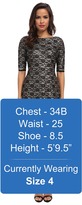 Thumbnail for your product : Eliza J 3/4 Sleeve Shift Dress