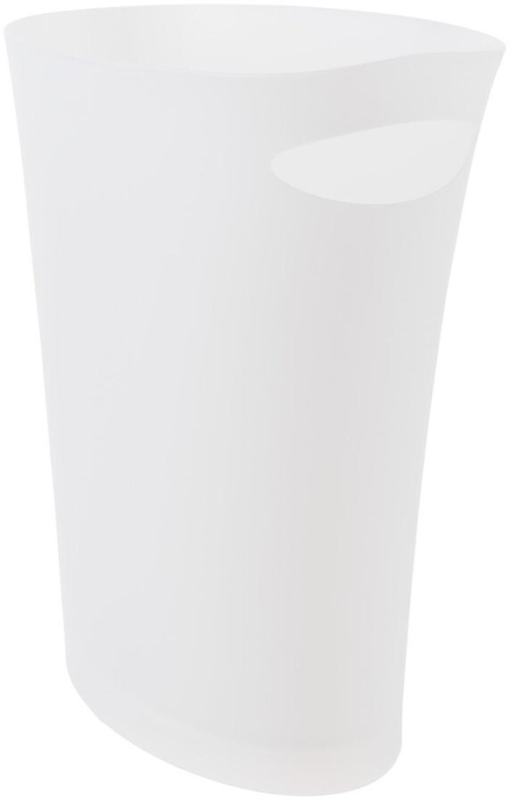 Container Store Umbra White Skinny Trash Can ShopStyle Bath Accessories