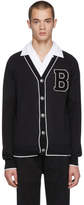 Thumbnail for your product : Balmain Black and White Wool Cardigan