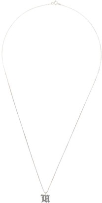 Misbhv Monogram Charm Necklace
