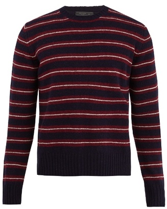 Prada Crew-neck striped wool sweater