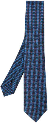 Bulgari embroidered tie - men - Silk - One Size