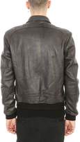 Thumbnail for your product : Mauro Grifoni Black Leather Bomber Jackets