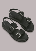 Thumbnail for your product : Whistles Marley Double Buckle Sandal