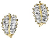 Thumbnail for your product : Anita Ko Leaf 18K Yellow Gold & Diamond Palm Leaf Stud Earrings