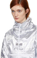 Thumbnail for your product : Courreges Silver Snap Sleeve Windbreaker