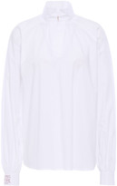 Thumbnail for your product : Stella Jean Stretch-cotton Poplin Blouse