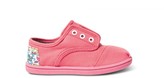 Thumbnail for your product : Toms Pink Inked Heel Patch Tiny Cordones