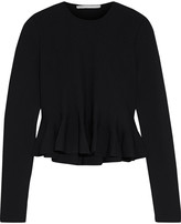 Thumbnail for your product : Stella McCartney Cropped Ponte Peplum Top