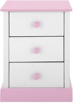 Thumbnail for your product : Kidspace JOJO 3-Drawer Bedside Chest