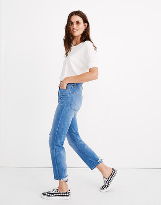 Madewell Tall Classic Straight Jeans in Novello Wash