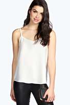 Thumbnail for your product : boohoo Samantha V Neck Woven Cami