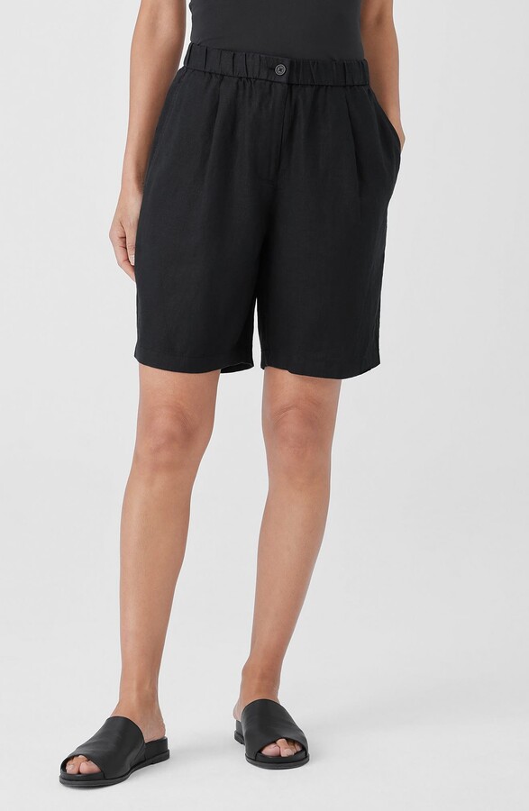 Eileen Fisher Organic Linen Shorts