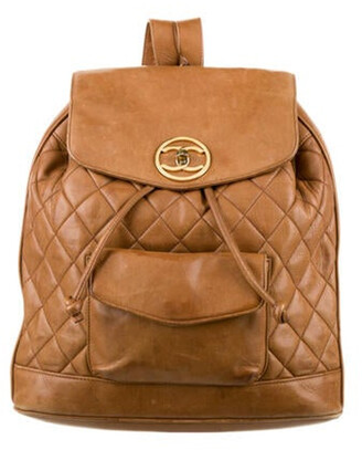Chanel Quilted CC Backpack - ShopStyle