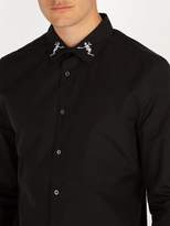 Thumbnail for your product : Alexander McQueen Dancing Skeleton Collar Shirt - Mens - Black