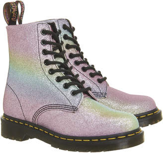 Dr. Martens 8 Eyelet Lace Up Boots Glitter