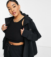 Thumbnail for your product : Nike Plus Tech Fleece zip thru hoodie in black