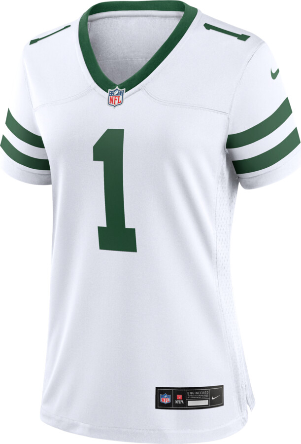 Nike Sauce Gardner New York Jets Women's NFL Game Football Jersey in White | 67NW0AUO72F-GT6