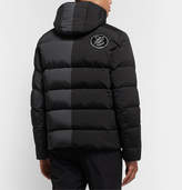 Thumbnail for your product : Fendi Slim-Fit Logo-Appliqued Colour-Block Quilted Nylon-Blend Hooded Down Jacket