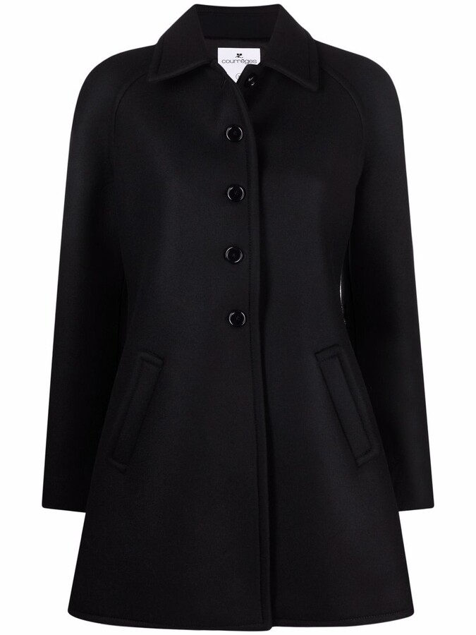 Raglan Sleeve Wool Coat | Shop the world's largest collection of 