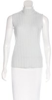 Thumbnail for your product : St. John Cashmere Mock Neck Top