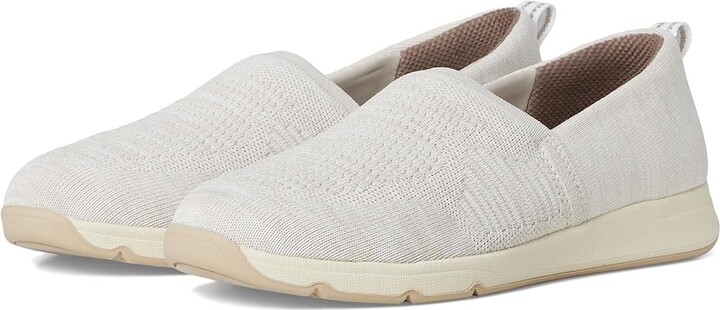 LifeStride Rest Slip On Shoes Women's Shoes Bright White/Sand : 8.5 M (B), Textile